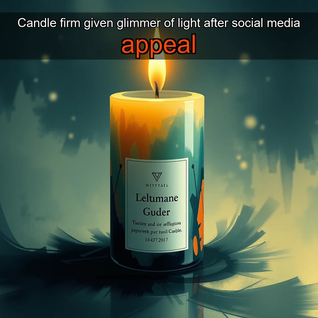 Read more about the article Candle firm given glimmer of light after social media appeal