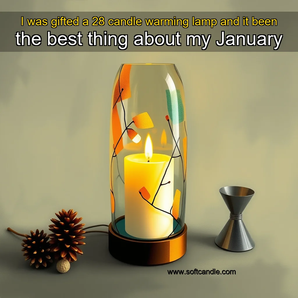 Read more about the article I was gifted a 28 candle warming lamp and it been the best thing about my January