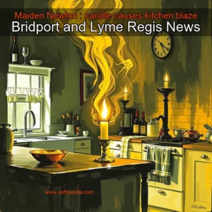 Read more about the article Maiden Newton : candle causes kitchen blaze  Bridport and Lyme Regis News
