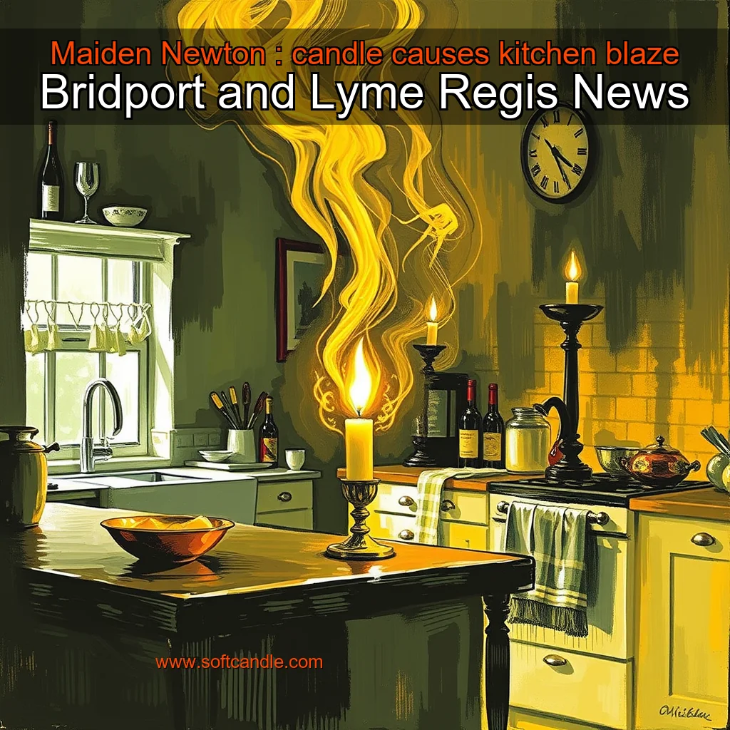 Read more about the article Maiden Newton : candle causes kitchen blaze  Bridport and Lyme Regis News