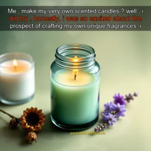 Read more about the article Me , make my very own scented candles ? well , i did try , honestly. i was so excited about the prospect of crafting my own unique fragrances. i started with a simple recipe, mixing essential oils with a base of soy wax. however, my excitement quickly turned into frustration.