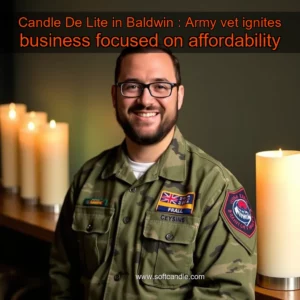 Read more about the article Candle De Lite in Baldwin : Army vet ignites business focused on affordability