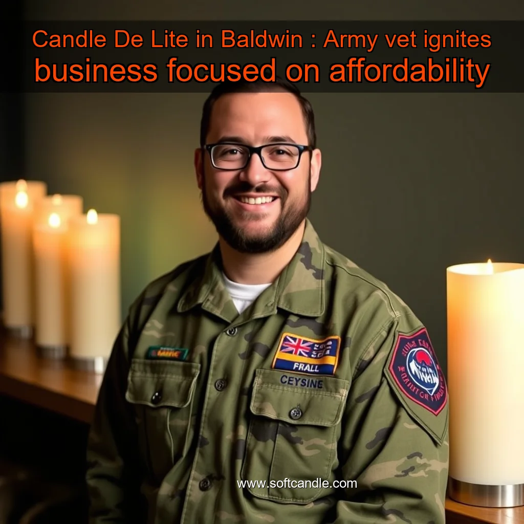 Read more about the article Candle De Lite in Baldwin : Army vet ignites business focused on affordability