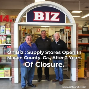 Artistic representation for On Biz : Supply Stores Open In Macon County, Ga., After 2 Years Of Closure.
