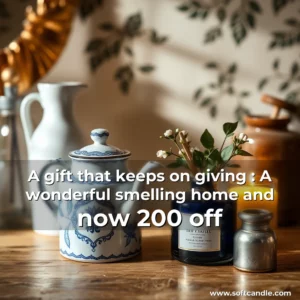 Read more about the article A gift that keeps on giving : A wonderful smelling home  and now 200 off
