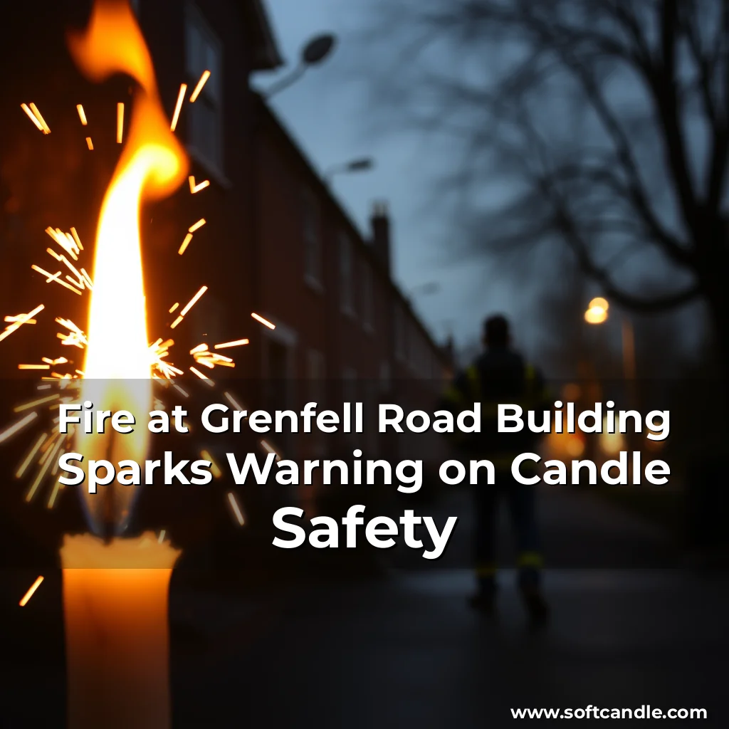Read more about the article Fire at Grenfell Road Building Sparks Warning on Candle Safety