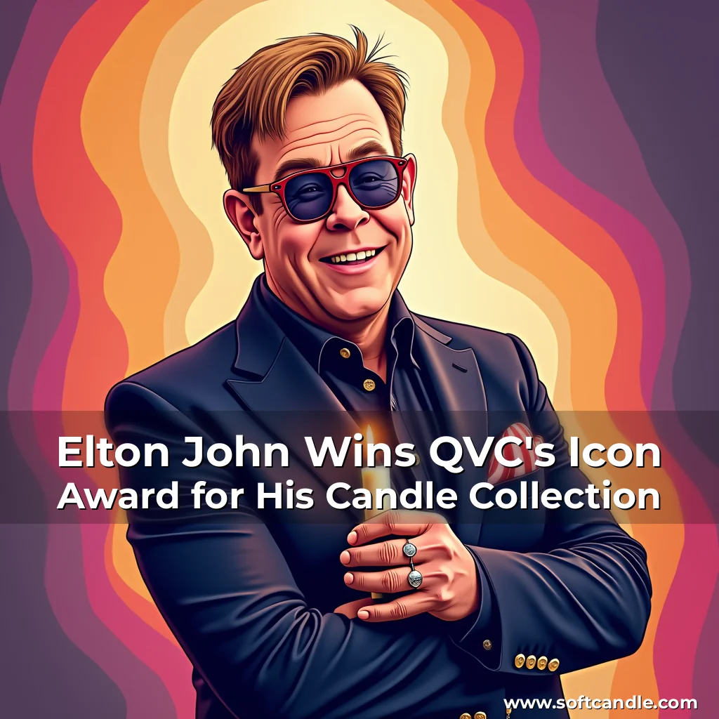 Read more about the article Elton John Wins QVC’s Icon Award for His Candle Collection