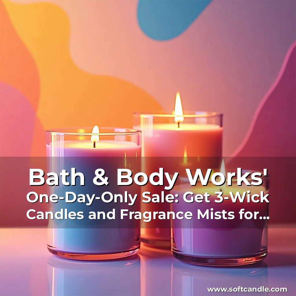 Read more about the article Bath & Body Works’ One-Day-Only Sale: Get 3-Wick Candles and Fragrance Mists for $18