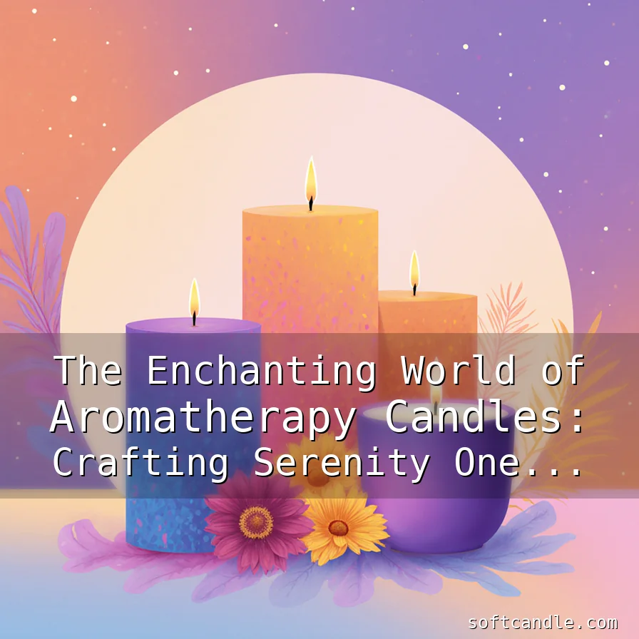 Read more about the article The Enchanting World of Aromatherapy Candles: Crafting Serenity One Scent at a Time