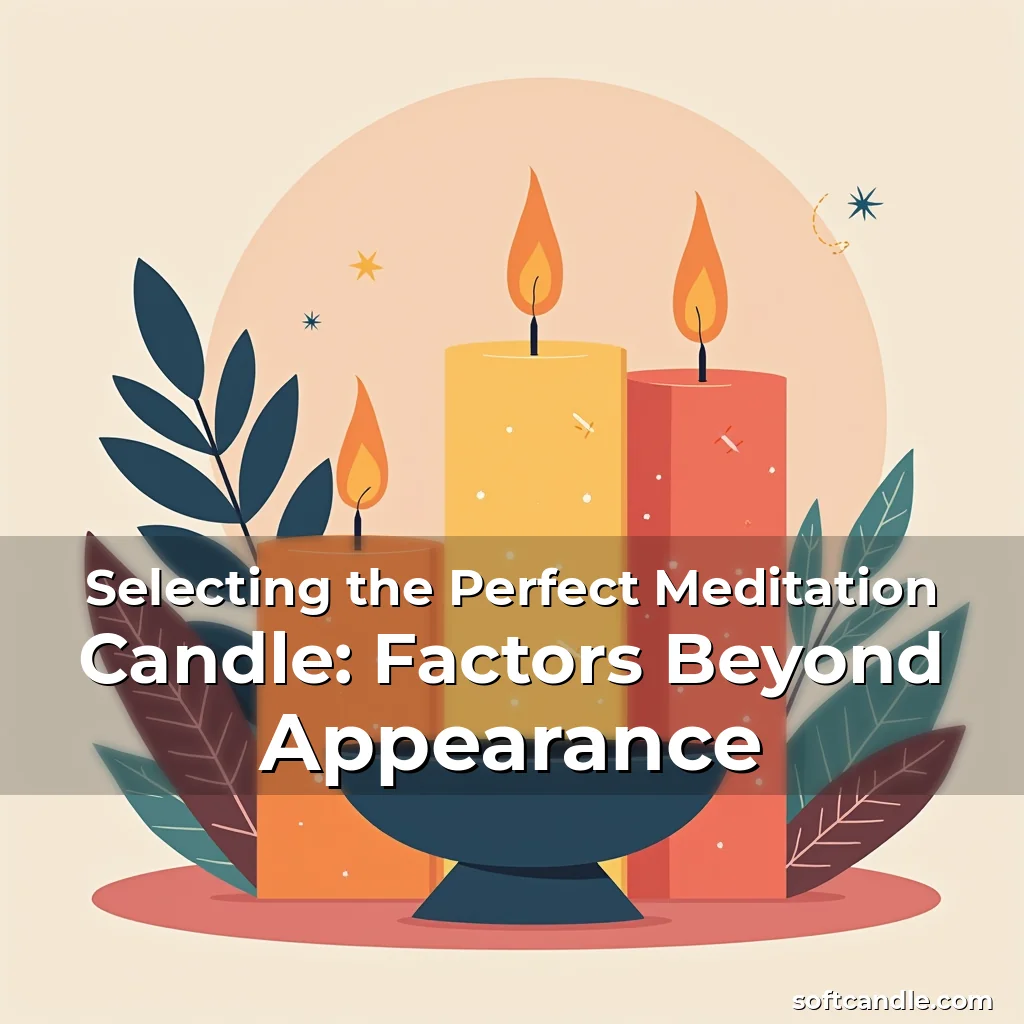 Read more about the article Selecting the Perfect Meditation Candle: Factors Beyond Appearance